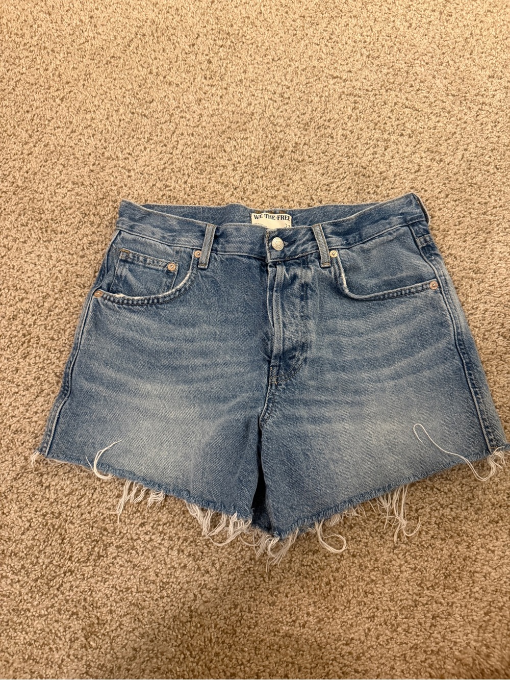 We the Free high waisted jean shorts size 27